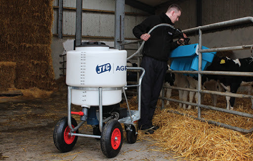 JFC Milk Kart with Mixer &amp; Pump 170 Litre